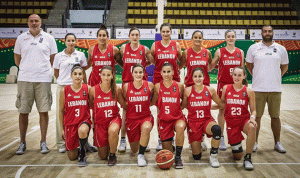 فوز لبنان على فيدجي في بطولة آسيا للسيدات في كرة السلة