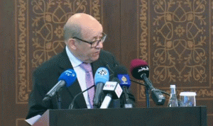 لودريان: نؤكد على محاربة الإرهاب