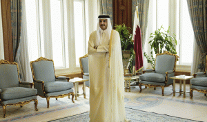 رسالة من أمير قطر للعاهل السعودي