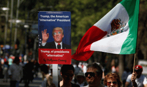 بالصور… ترامب دخيل وهزيل في المكسيك!