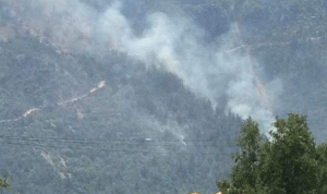 السيطرة على الحريق في محمية جبل موسى