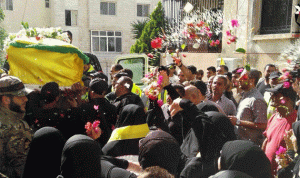 بالصور… “حزب الله” يشيّع مهدي خضر في صيدا