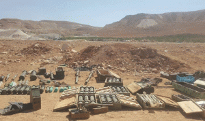 بالصور… العثور على مخزن اسلحة وصواريخ في جرود عرسال