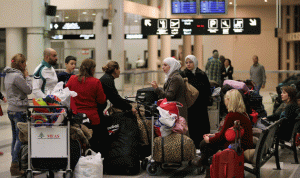 بالصورة… تجميد رسوم خروج المسافرين في مطار بيروت