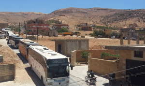 أنباء عن وصول عناصر من قافلة “داعش” إلى دير الزور