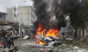 انفجار سيارة مفخخة في اللاذقية ومقتل عسكريين