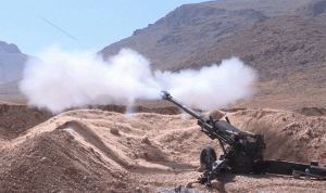 طلقات مدفعية للجيش لمناسبة عيد الاضحى