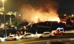 إخلاء فندق في مكة إثر إندلاع حريق