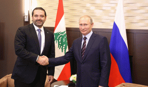 الحريري بعد لقائه بوتين: لبنان محطة لاعادة اعمار سوريا