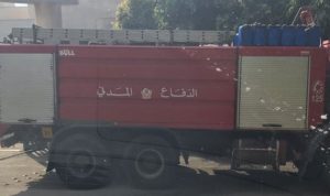 حريق في ادما كسروان