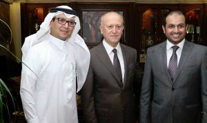 السفير الاماراتي والقائم باعمال السفارة السعودية في دارة ريفي