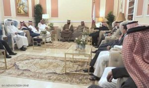 شيوخ آل ثاني في اجتماع “إنقاذ قطر”