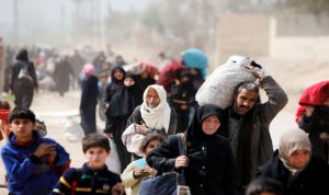 خروج نحو 1100 شخص من الغوطة الشرقية!