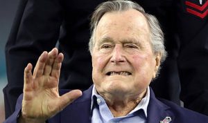بعد يوم من دفن زوجته… الرئيس بوش في المستشفى