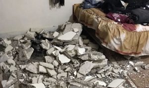 نجاة عائلة في عين الحلوة من انهيار سقف المنزل