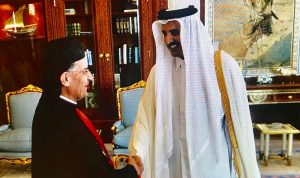 الراعي يلتقي أمير قطر ورئيس مجلس الوزراء