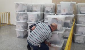 وصول 484 صندوق اقتراع إلى مركز اتحاد بلديات بعلبك