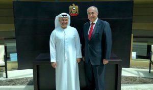 مخزومي التقى في دبي وزير الدولة للشؤون الخارجية