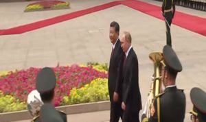 بالفيديو… استقبال بوتين في الصين على أنغام “كاتيوشا”