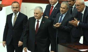انتخاب بن علي يلدريم رئيسا للبرلمان التركي