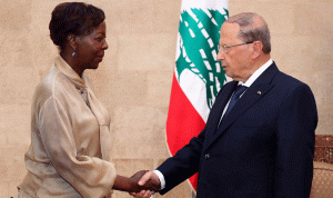وزيرة خارجية رواندا من قصر بعبدا: نتطلع إلى دعم لبنان