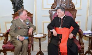 قائد “اليونيفيل” في بكركي