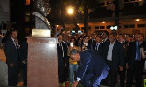 بالصور: تدشين تمثال لرئيس الوزراء الروسي الأسبق في مصر