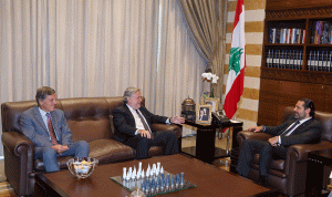 الحريري بحث مع وزير يوناني سبل تعزيز التعاون