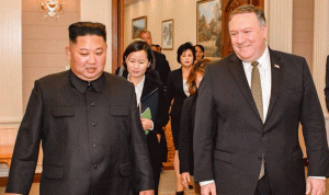 بومبيو سيلتقي كبير مساعدي الزعيم الكوري الشمالي