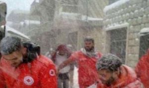 الصليب الأحمر: 534 مهمة اسعاف بيوم واحد من العاصفة