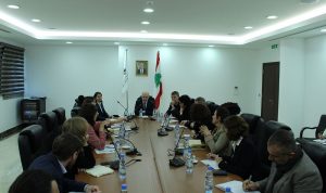 حاصباني للدول المانحة والمنظمات الدولية: لزيادة الدعم المالي للبنان