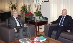 الخوري بحث مع سفير الارجنتين العلاقات الثنائية