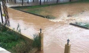 الكورة تغرق بالمياه