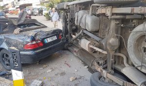 بالصور: حادث سير مُرعب في الدكوانة… والحصيلة 7 جرحى!