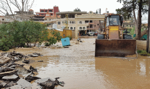 فيضان نهر الأسطوان والسيول غمرت الأراضي الزراعية