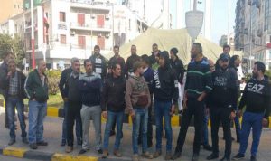 اعتصام لأصحاب سيارات عاملة على المازوت في طرابلس