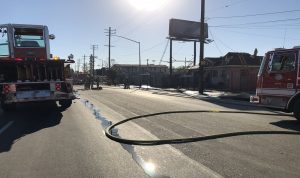انفجار خزان وقود في لوس أنجلس