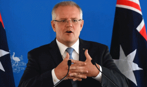 رئيس وزراء أستراليا يحتفل بالفوز غير المتوقع في الانتخابات