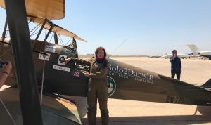بالصور: قائدة طائرة “اللامستحيل” أماندا هاريسون في لبنان