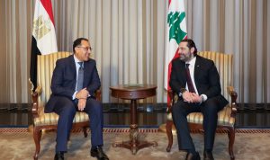 رئيس وزراء مصر من بيروت: الخبرات المصرية قادرة على حل مشاكل الطاقة