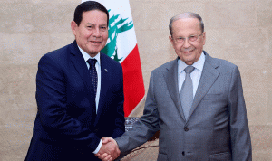 عون التقى نائب رئيس البرازيل: لتعزيز العلاقات الثنائية
