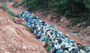 بالصور: نهر من النفايات في نخلة-الكورة!