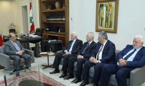 رسالة من محمود عباس الى الرئيس عون
