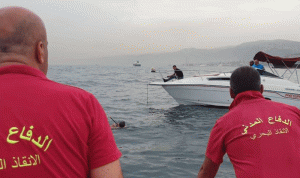 إنقاذ 3 مواطنين حوصروا على متن زورق مقابل مرفأ بيروت