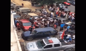 احتجاجات في كفرمتى على زيارة باسيل (بالفيديو)