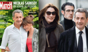 10 سنتيمترات بين ساركوزي وكارلا تثير الجدل