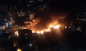 بالفيديو والصور: حريق كبير في طرابلس وحالات اختناق!