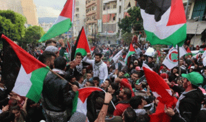 مظاهرة في تونس ضد التطبيع مع إسرائيل