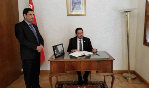 سفراء ووفود ديبلوماسية قدموا التعزية بالرئيس التونسي
