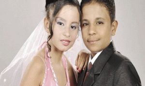 بعد 6 سنوات خطوبة.. زواج أصغر عروسين في مصر (بالصور)